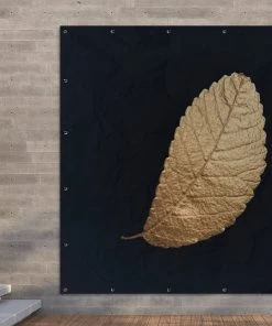 MuchoWow Outdoor-Poster 200x200 Gold - Blatt - -Gartenaccessoires Verkäufe 2022 4397a71edff843a080cf2a2f92cf5c3b