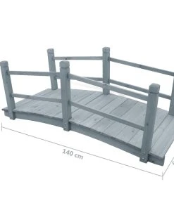 VidaXL Gartenbrücke 140 x 60 x 56 cm - vidaXL Gartenbrücke Grau 140x60x56 cm Massivholz Tanne 9 VidaXL Gartenbrücke 140 x 60 x 56 cm - vidaXL Gartenbrücke Grau 140x60x56 cm Massivholz Tanne -Gartenaccessoires Verkäufe 2022 4747ae13ff304cd4935451b6cc5e05c5