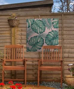 MuchoWow Outdoor-Poster 50x50 Blätter - Rosa - -Gartenaccessoires Verkäufe 2022 47ab2219496543169989b037d4224bce 1