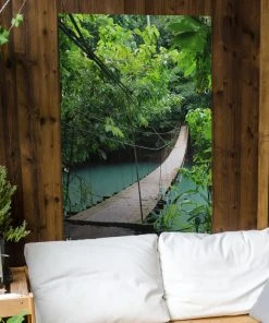 MuchoWow Outdoor-Poster 80x120 Natur - Brücke -Gartenaccessoires Verkäufe 2022 4830f6ae327e4aa183c51612ee3e47b6