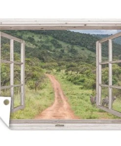 MuchoWow Outdoor-Poster 90x60 Durchschauen -