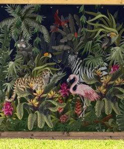 MuchoWow Outdoor-Poster 200x200 Dschungeltiere -Gartenaccessoires Verkäufe 2022 49c81e09892344a3873b34ccf2ce4645