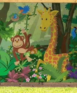 MuchoWow Outdoor-Poster 200x200 Tropisch - -Gartenaccessoires Verkäufe 2022 4a08f5a05d6b4694b54c191666b8f87f