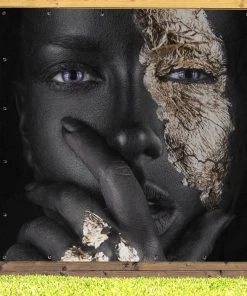 MuchoWow Outdoor-Poster 200x200 Frau - Gold - -Gartenaccessoires Verkäufe 2022 4d218cce402d43e19df404cb7cbc2f8f