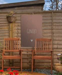 MuchoWow Outdoor-Poster 40x60 Genießen - -Gartenaccessoires Verkäufe 2022 4d84976cb57e4879a4b84cb372ea60ae