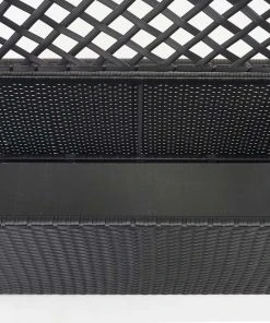 Poly-Rattan Rankgitter HWC-D76 - Anthrazit -Gartenaccessoires Verkäufe 2022 4e22f30046f04d24880e9b347d532823