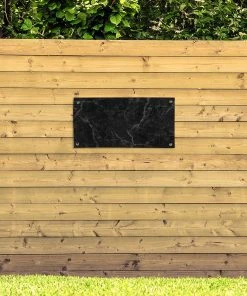 MuchoWow Outdoor-Poster 80x40 Marmor - Schwarz -Gartenaccessoires Verkäufe 2022 4e365d8a9f374d559b3f721ed765d4ee