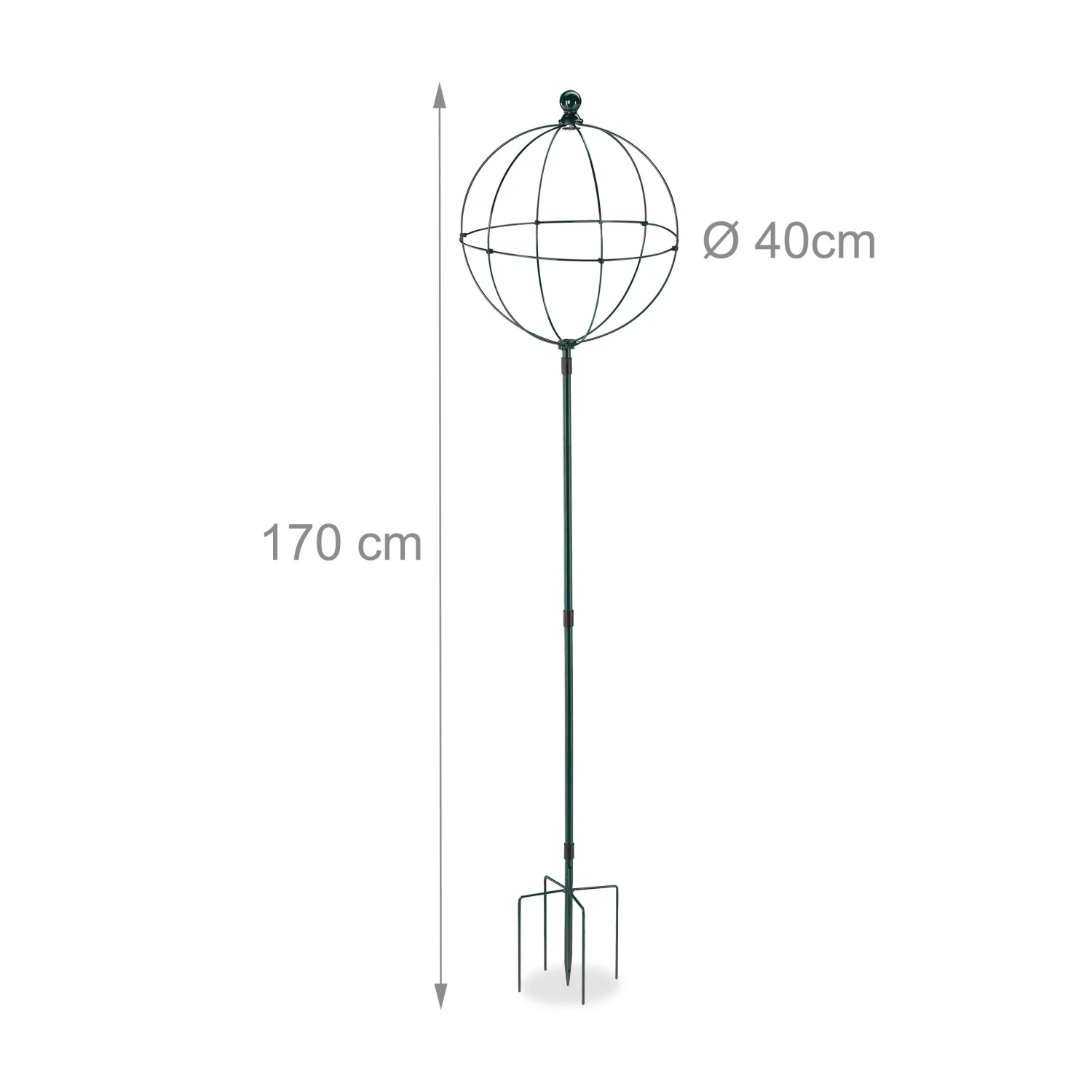 Relaxdays Rankhilfe 170 cm hoch 2er Set 10 Relaxdays Rankhilfe 170 cm hoch 2er Set – Bild 8