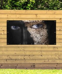 MuchoWow Outdoor-Poster 160x80 Frau - Schwarz -Gartenaccessoires Verkäufe 2022 4f04967b196c4cc09dafeee41fbd69db