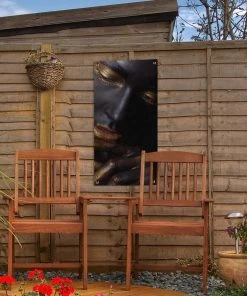 MuchoWow Outdoor-Poster 30x60 Frau - Gold - -Gartenaccessoires Verkäufe 2022 501ebb2c9888428da64a21f2d73309da