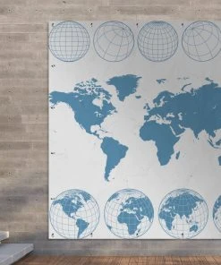 MuchoWow Outdoor-Poster 200x200 Weltkarte - -Gartenaccessoires Verkäufe 2022 532604600f2f4fa6bc6680d6e57e19b2