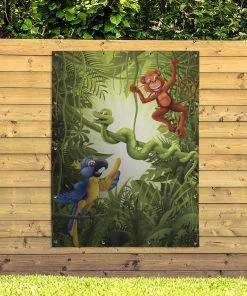 MuchoWow Outdoor-Poster 120x160 Wald - Tiere - -Gartenaccessoires Verkäufe 2022 53667208c57148dcaefbd96d76d3716c