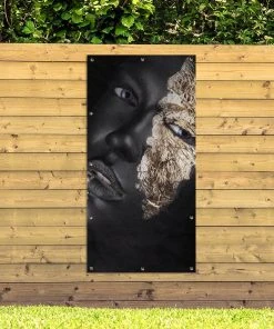 MuchoWow Outdoor-Poster 80x160 Frau - Gold - -Gartenaccessoires Verkäufe 2022 544ddcc9b95243519f1079651b4f78f4