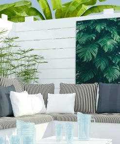 MuchoWow Outdoor-Poster 40x60 Monstera - Weiß -Gartenaccessoires Verkäufe 2022 547c6c10e5e94f4795cef6132a6f973e