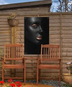 MuchoWow Outdoor-Poster 40x60 Frau - Make-up - -Gartenaccessoires Verkäufe 2022 5513d8ccfc054859a7c91dfbf1aa951f