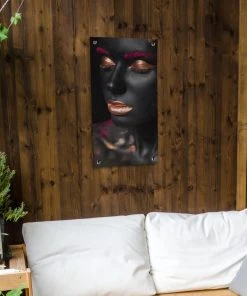 MuchoWow Outdoor-Poster 40x80 Frau - Make-up - -Gartenaccessoires Verkäufe 2022 553cb9bd41204904bc90f90978fc9794
