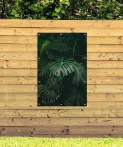 MuchoWow Outdoor-Poster 80x120 Blätter - -Gartenaccessoires Verkäufe 2022 55b551867138488096f9f8ecdb3364de