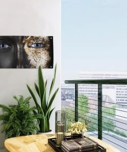 MuchoWow Outdoor-Poster 60x30 Frau - Blattgold -Gartenaccessoires Verkäufe 2022 560b1ab4ba5a4a8095b3b7deeef121ef