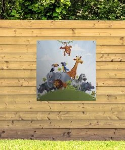 MuchoWow Outdoor-Poster 100x100 Dschungel - -Gartenaccessoires Verkäufe 2022 5689daefa65842b8a1fc8c99b4c7c3a8