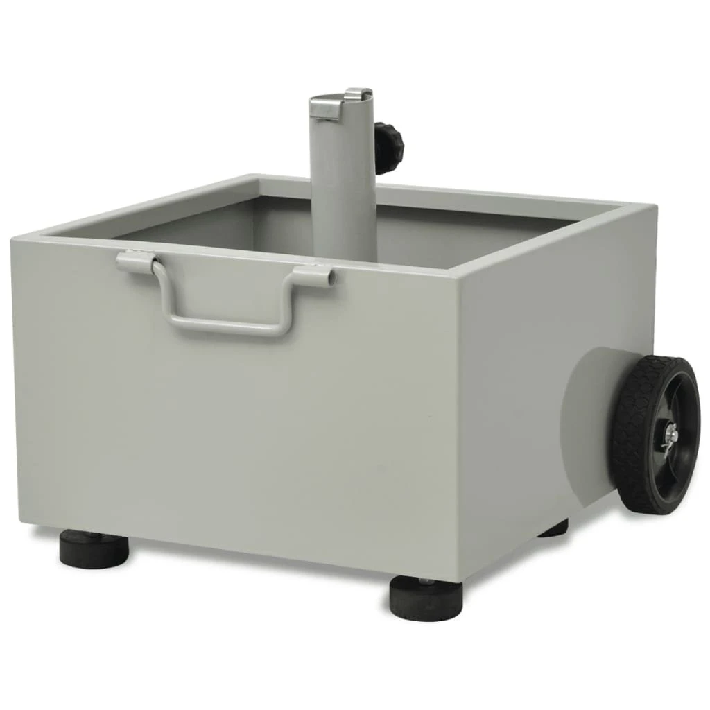 VidaXL Sonnenschirmständer - vidaXL Bepflanzbarer Sonnenschirmständer Blumentopf Grau 5 VidaXL Sonnenschirmständer - vidaXL Bepflanzbarer Sonnenschirmständer Blumentopf Grau – Bild 3