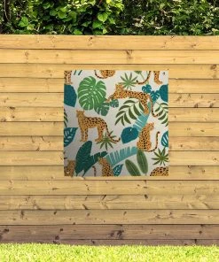 MuchoWow Outdoor-Poster 100x100 Leopard - -Gartenaccessoires Verkäufe 2022 57223bffb83f4afd902c836e163450ac