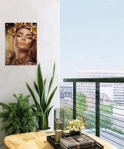 MuchoWow Outdoor-Poster 30x40 Frau - Blumen - -Gartenaccessoires Verkäufe 2022 57e8d2a2ea4f4c06b8c1003011111911