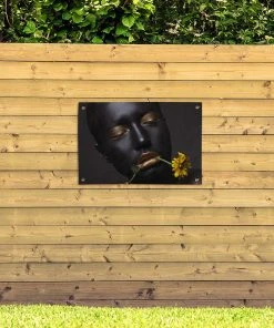 MuchoWow Outdoor-Poster 90x60 Frau - Kupfer - -Gartenaccessoires Verkäufe 2022 58340519ce8f4f92a23edf28a549693d