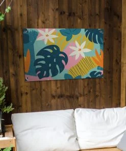 MuchoWow Outdoor-Poster 90x60 Muster - Farben -Gartenaccessoires Verkäufe 2022 5840b218075d4302ad34f33802f02a9b