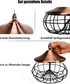 Costway Meisenknödelhalter Vogelfutterstation -Gartenaccessoires Verkäufe 2022 59b1075d4ce047b59887cf8fc56d4127