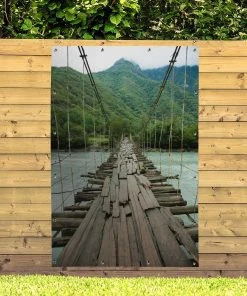 MuchoWow Outdoor-Poster 120x180 Brücke - Holz -Gartenaccessoires Verkäufe 2022 59dfbeebb94d415bacf2b85c32767279