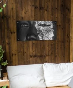 MuchoWow Outdoor-Poster 80x40 Frau - Silber - -Gartenaccessoires Verkäufe 2022 59eaacfc4f804296b2573945b95a45c1