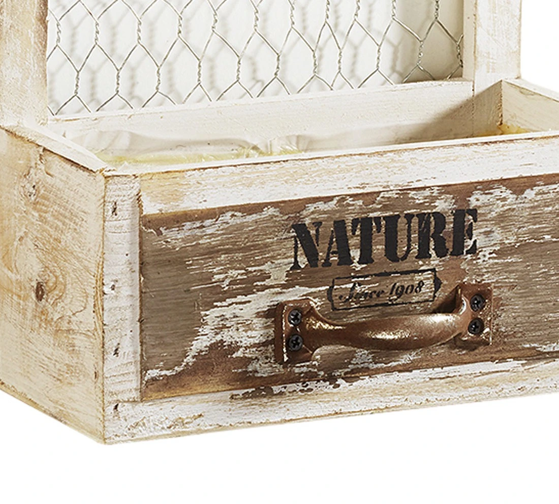 Dynamic24 Deko Holz Blumentopf Pflanzkasten 4 Dynamic24 Deko Holz Blumentopf Pflanzkasten – Bild 2