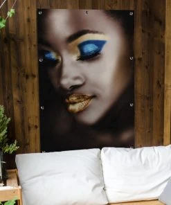 MuchoWow Outdoor-Poster 80x120 Schwarz und -Gartenaccessoires Verkäufe 2022 5b8dd92500a14374b201c07c56839f01