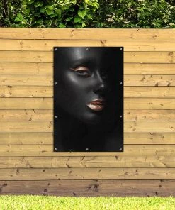 MuchoWow Outdoor-Poster 80x120 Frau - Make-up -Gartenaccessoires Verkäufe 2022 5bb4018b132f40aaa4aed4c3adaf6c96