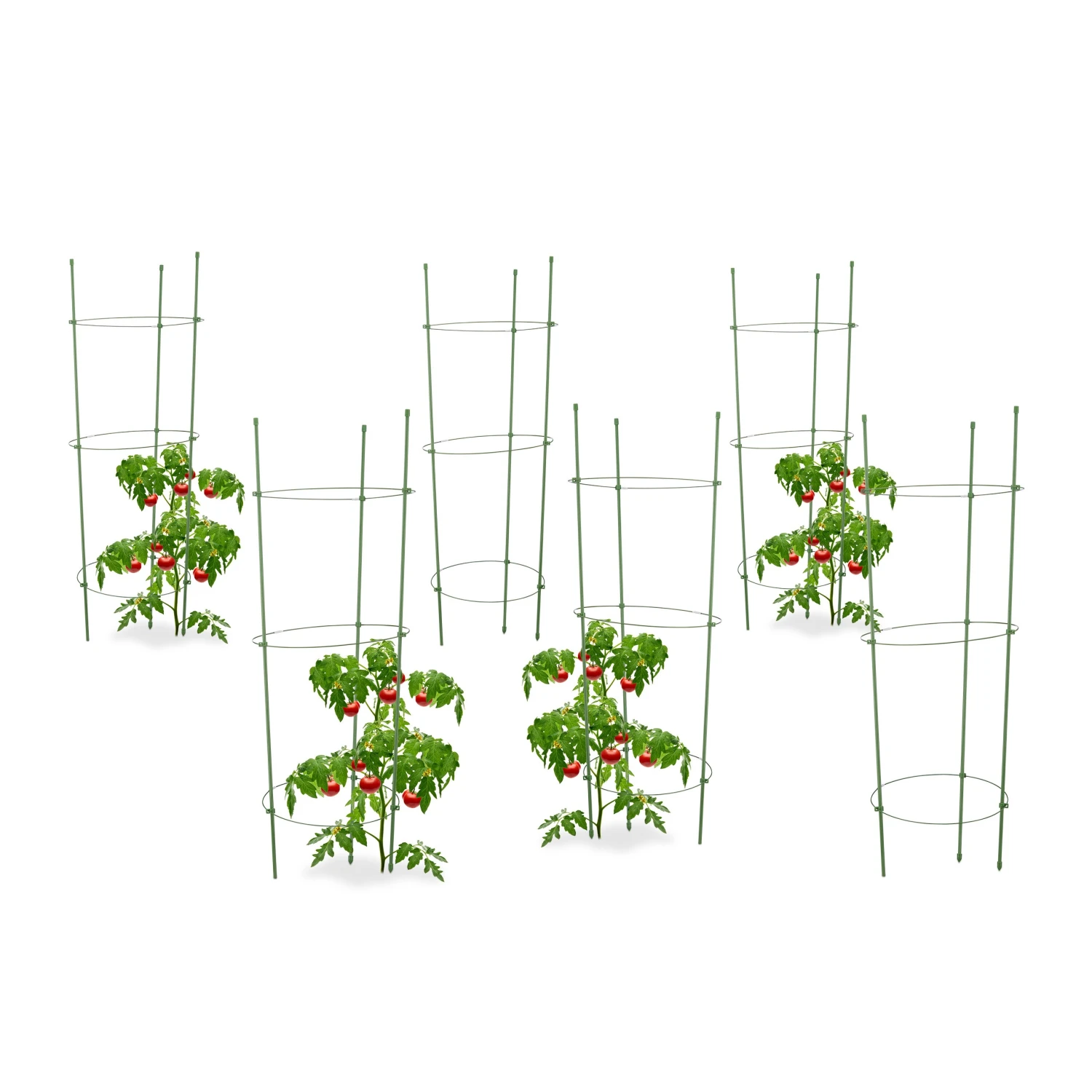 Relaxdays 6 x Rankhilfe Tomaten 3 Relaxdays 6 x Rankhilfe Tomaten