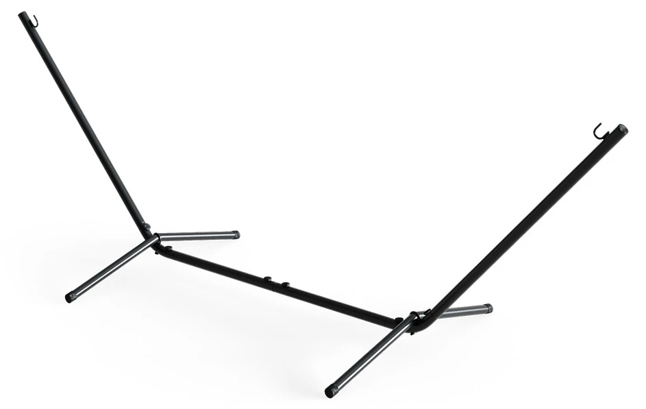 VitaliSpa Hängemattengestell Schwarz Metall 2 VitaliSpa Hängemattengestell Schwarz Metall