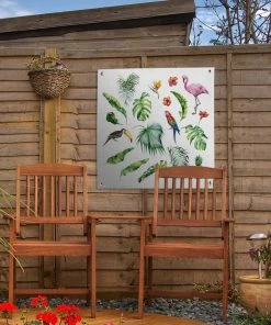 MuchoWow Outdoor-Poster 50x50 Dschungel - -Gartenaccessoires Verkäufe 2022 5e2185fc81af4f7990e381ae389b6b98