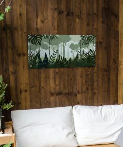 MuchoWow Outdoor-Poster 80x40 Dschungel - -Gartenaccessoires Verkäufe 2022 5ec59fcc39154f428f29034d292be16c