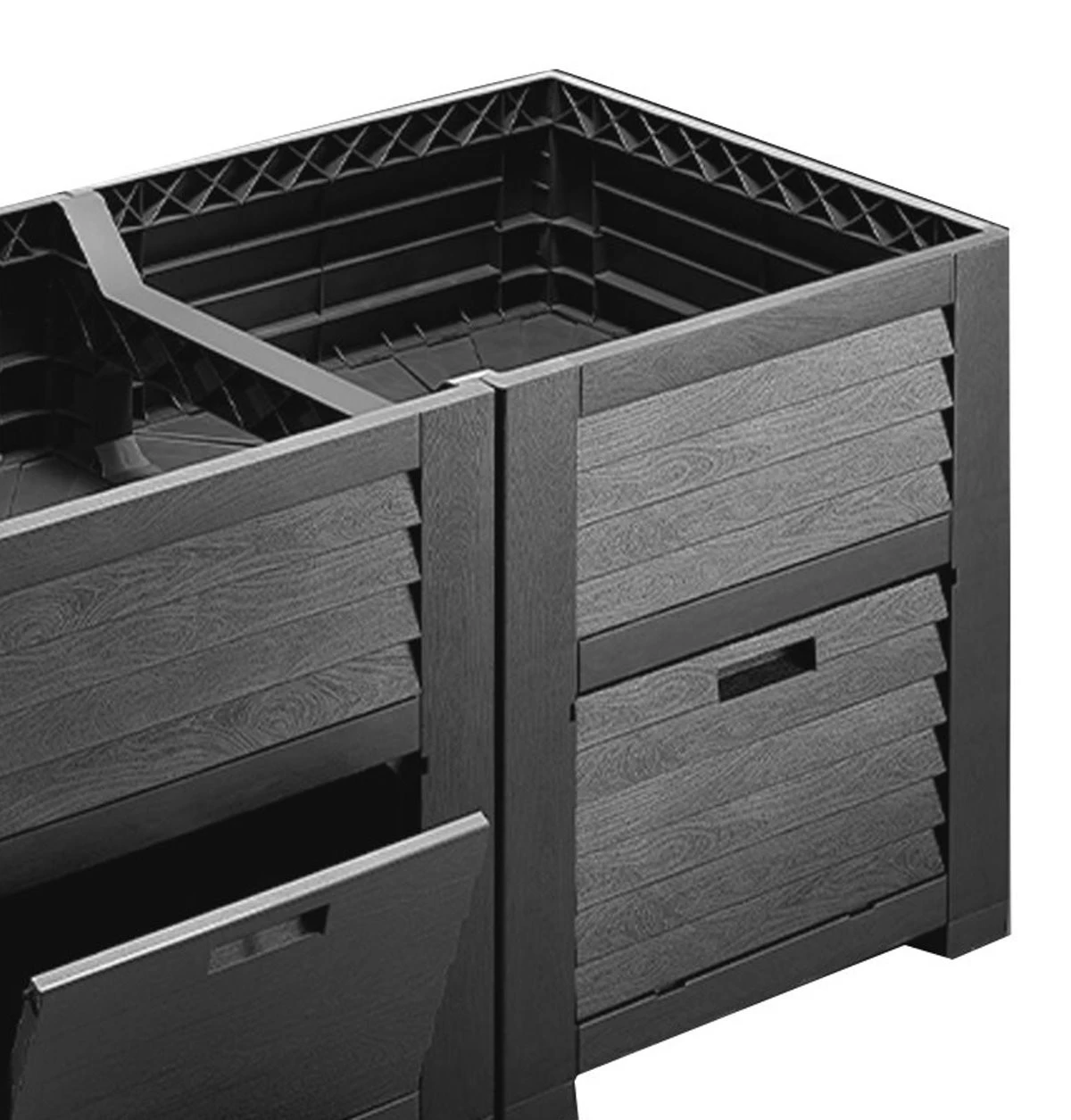 Dynamic24 XXL Hochbeet 400L Schrank Frühbeet 6 Dynamic24 XXL Hochbeet 400L Schrank Frühbeet – Bild 4