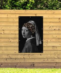 MuchoWow Outdoor-Poster 80x120 Das Mädchen mit -Gartenaccessoires Verkäufe 2022 6050ca9994bf4cb69d2387bac92bf57c