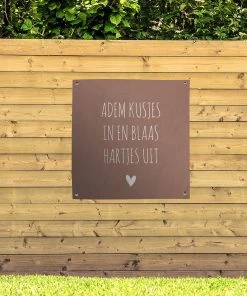 MuchoWow Outdoor-Poster 100x100 Atme Küsse ein -Gartenaccessoires Verkäufe 2022 61437054099f4d19bfd2ca8aaaeb5974