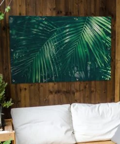 MuchoWow Outdoor-Poster 120x80 Palmenblätter - -Gartenaccessoires Verkäufe 2022 6147d6e484af46bbbb809969ead72984