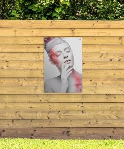 MuchoWow Outdoor-Poster 60x90 Frau - Weiß - -Gartenaccessoires Verkäufe 2022 61b6f1d3c1ad4aa18d10356925064a3e