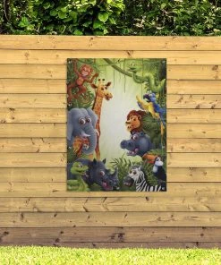 MuchoWow Outdoor-Poster 90x120 Illustration - -Gartenaccessoires Verkäufe 2022 62e5752f33e443e5a4be10fbbe6057ee