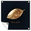 MuchoWow Outdoor-Poster 200x200 Blatt - Gold -