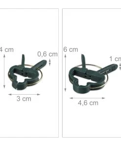 Relaxdays 5 x Pflanzenhalter Set 110-teilig -Gartenaccessoires Verkäufe 2022 6363732a41514c9686e56ba2c8db112c 3