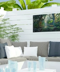 MuchoWow Outdoor-Poster 60x30 Wald - Malerei - -Gartenaccessoires Verkäufe 2022 6543003587d1475eb57046fa6523be80