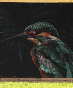 MuchoWow Outdoor-Poster 200x200 Eisvogel - -Gartenaccessoires Verkäufe 2022 6578557781de416b902ae03277f60590