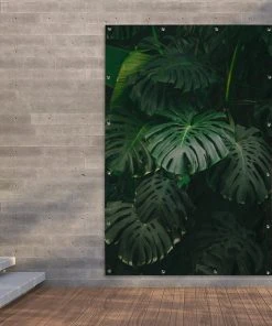 MuchoWow Outdoor-Poster 120x180 Blätter - -Gartenaccessoires Verkäufe 2022 669dff7517344440b6687a90ccf5f542