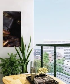 MuchoWow Outdoor-Poster 30x60 Frau - Gold - -Gartenaccessoires Verkäufe 2022 677ee10fdea244c5bd6dfdbec487ae70